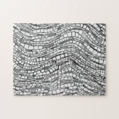 Abstract Art Geometric Shapes Difficult Puzzle (Horizontal)