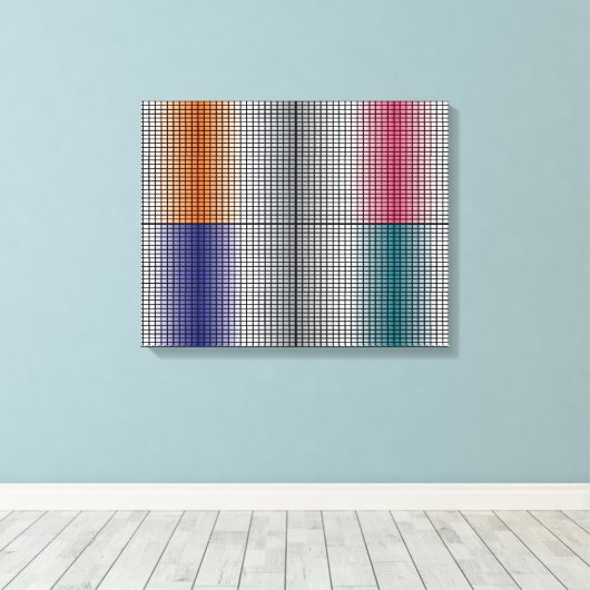 Abstract Art Home Decor Canvas Afdruk (Insitu (Houten vloer))