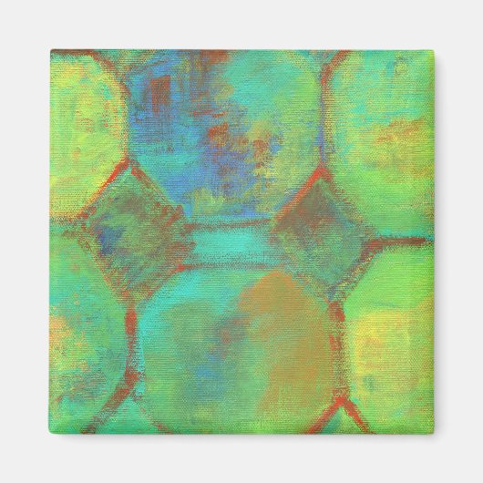 Abstract Art Magnet Magneet (Voorkant)
