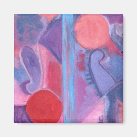 Abstract Art Magnet Magneet (Voorkant)