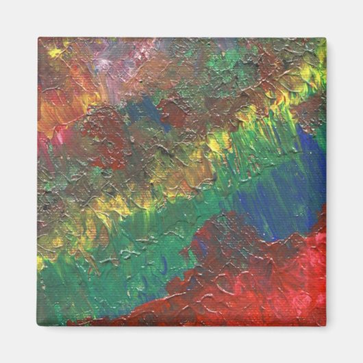 Abstract Art Magnet Magneet (Voorkant)