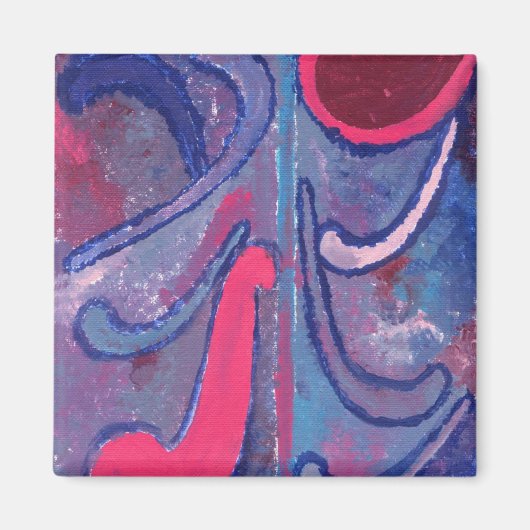 Abstract Art Magnet Magneet (Voorkant)