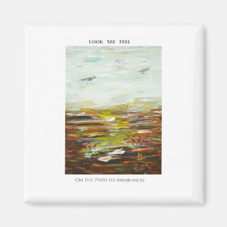 Abstract Art Magnet  - “On the Path to Awareness” Magneet