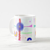 Abstract Art Mug Koffiemok (Voorkant links)