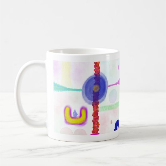 Abstract Art Mug Koffiemok (Links)