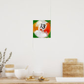 Abstract Art Number 13 Billiards Ball Poster (Keuken)