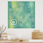 abstract art poster (Keuken)