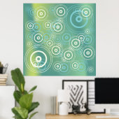 abstract art poster (Thuiskantoor)