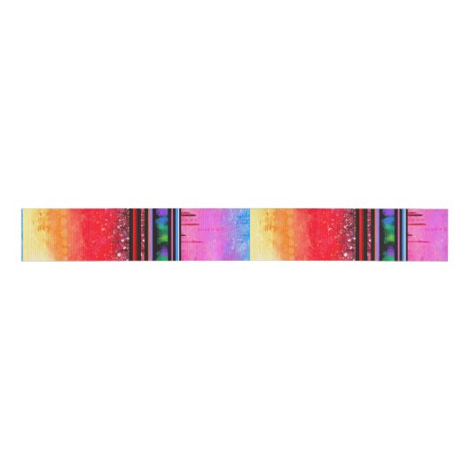 Abstract Art Ribbon Grosgrain Lint (Voorkant)