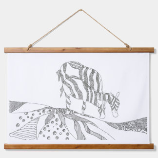 Abstract art simple sketch tapestry hangend wandkleed