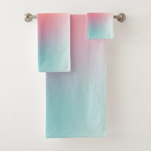 Abstract Art Sjabloon Rood Geel Blauw Groen Kleure Bad Handdoek (Insitu)