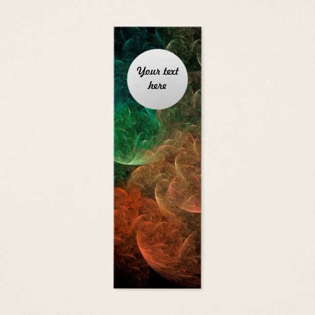 Abstract Art Space Bird Mini Visitekaartjes (Voorkant)