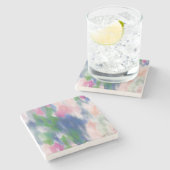 Abstract Art Stone Onderzetter (Zijkant)