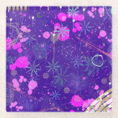 Abstract Art: the Creative Mind Glazen Onderzetter (Voorkant)