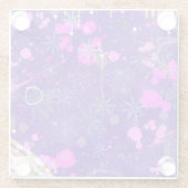 Abstract Art: the Creative Mind Glazen Onderzetter (Achterkant)