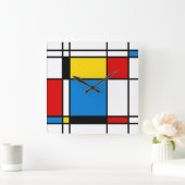 Abstract Art Wall Decor Clocks Vierkante Klok (Huis)