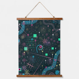 Abstract Art: Winter Skies Hangend Wandkleed