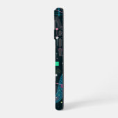 Abstract Art: Winter Skies iPhone 16 Hoesje (Linkerkant)