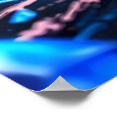 Abstract art with gemstones poster (Hoek)