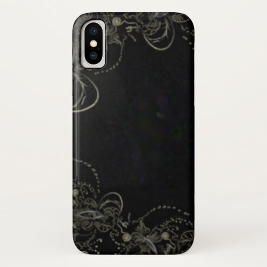 Abstract Art Zwart Case-Mate iPhone Case (Achterkant)
