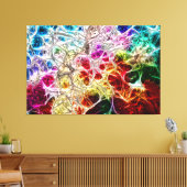 Abstract artikel 132 canvas afdruk (Insitu (Woonkamer))