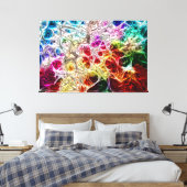Abstract artikel 132 canvas afdruk (Insitu (Slaapkamer))
