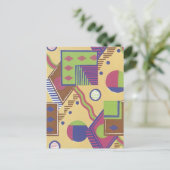 Abstract artikel deco (78) briefkaart (Staand voorkant)