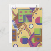 Abstract artikel deco (78) briefkaart (Voorkant / Achterkant)