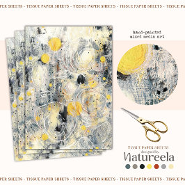 Abstract Artistic Texture Design Tissue Paper Tissuepapier