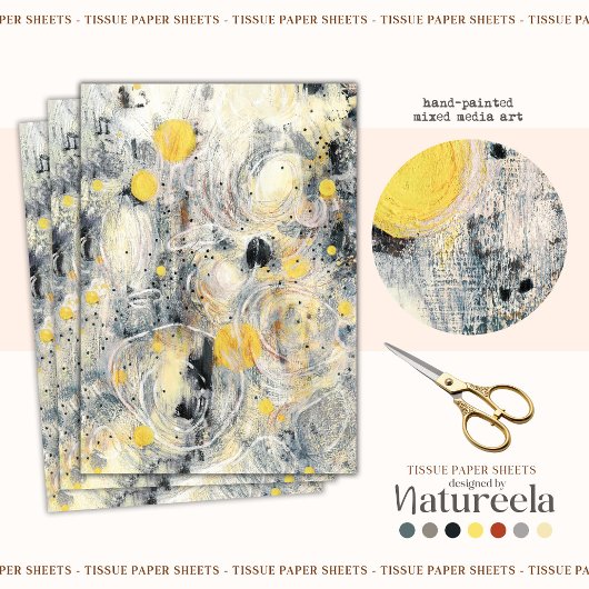 Abstract Artistic Texture Design Tissue Paper Tissuepapier