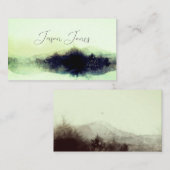 abstract artistiek minimalistisch landschap van wa visitekaartje (Voorkant / Achterkant)