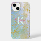 Abstract artistiek modern Glam Chic Glittery Paste Case-Mate iPhone Case (Achterkant)