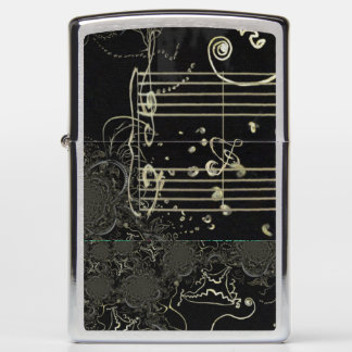 Abstract artwork zwarte muziek