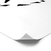 Abstract asymmetrisch Poster (Hoek)