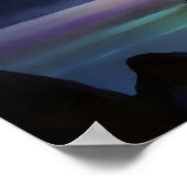 Abstract Aurora Borealis Poster (Hoek)