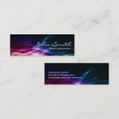 Abstract Aurora Fotograaf Mini Visitekaartje (Voorkant / Achterkant)