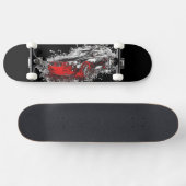 Abstract Auto Rood Skateboard (Horizontaal)