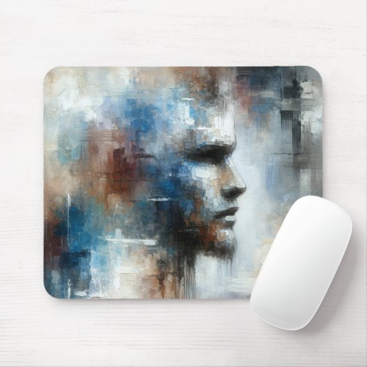 Abstract Avant-garde Man Muismat (Met muis)