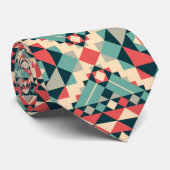 Abstract Aztec-patroon Stropdas (Opgerold)