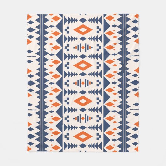 Abstract Azteeks geometrisch, naadloos patroon. Fleece Deken (Voorkant)