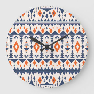 Abstract Azteeks geometrisch, naadloos patroon. Grote Klok