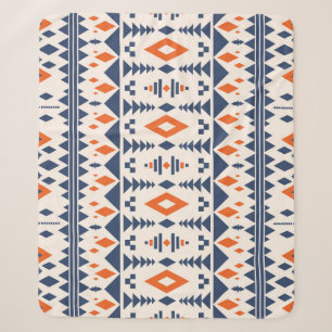 Abstract Azteeks geometrisch, naadloos patroon. Sherpa Deken