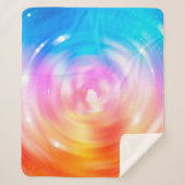 abstract background. brilliant circles background  sherpa deken (Voorkant)