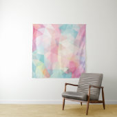 abstract background consisting of trianglesbackgro wandkleed (In situ)