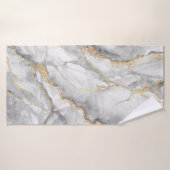 abstract background, creative texture of white mar badhanddoek (Badhanddoek)