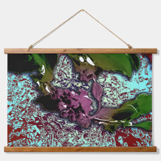 Abstract Background_Holly Branch Hangend Wandkleed