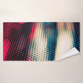 abstract background with bokeh defocused lights an (Serviette de bain)