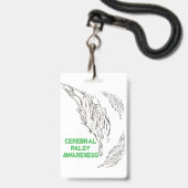 abstract badge (Voorkant met koord)