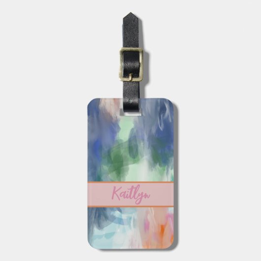 Abstract Bagagelabel (Voorkant verticaal)