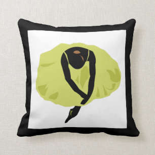 Abstract Ballerina Pillow Kussen